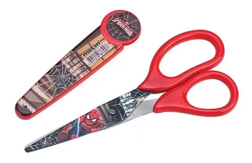 TESOURA ESCOLAR 13,5CM SPIDER MAN