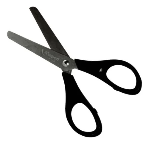 TESOURA ESCOLAR 13CM MAPED ESSENTIALS PRETA
