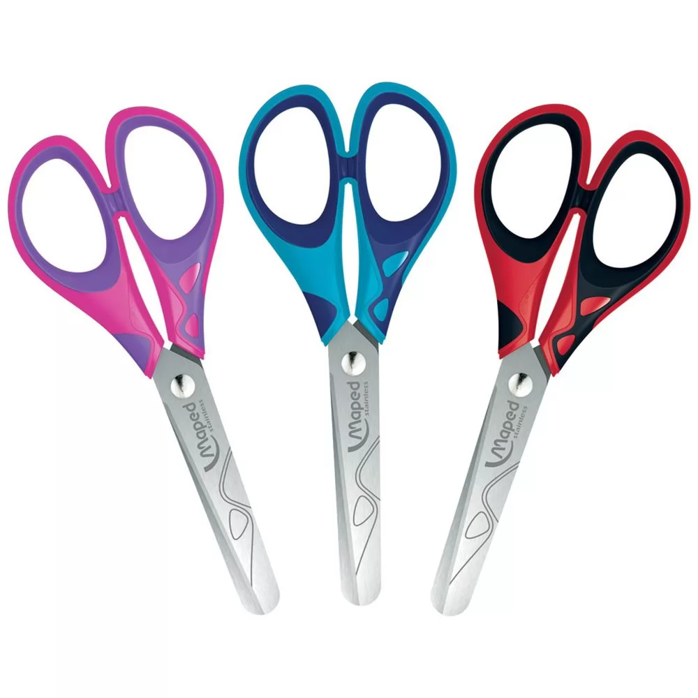 TESOURA ESCOLAR 13CM MAPED ESSENTIALS SOFT UN.