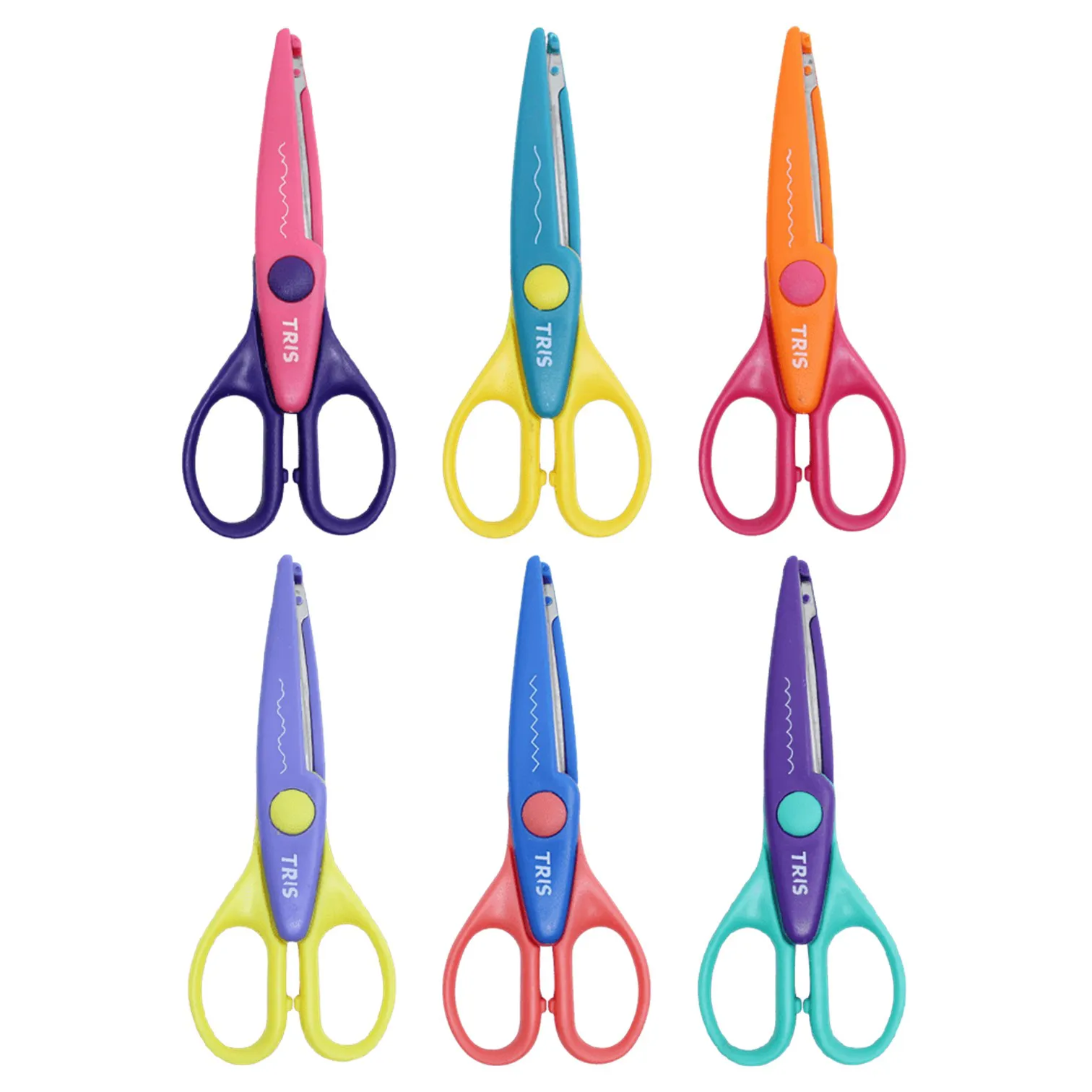 TESOURA PICOTAR CRAFT 15,5 CM TRIS