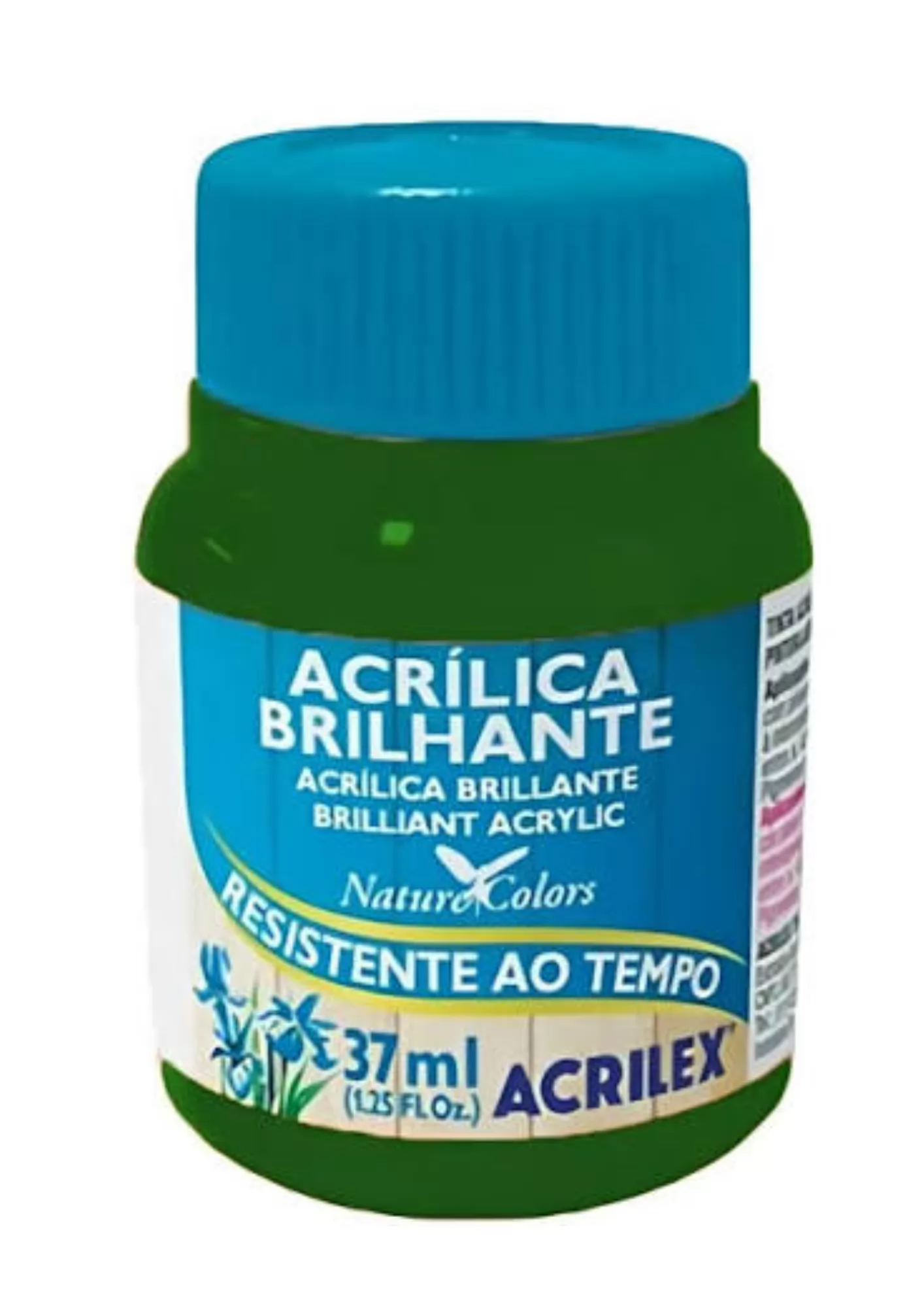 TINTA ACRÍLICA BRILHANTE 37ML ACRILEX VERDE