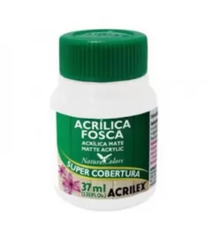 TINTA ACRÍLICA FOSCA 37ML ACRILEX BRANCO