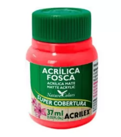 TINTA ACRÍLICA FOSCA 37ML ACRILEX VERMELHO FOGO