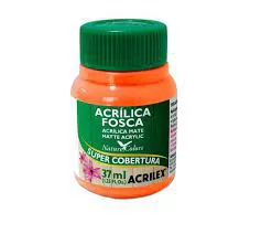 TINTA ACRÍLICA FOSCA 37ML LARANJA