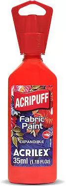 TINTA ACRIPUFF 35 ML ACRILEX VERMELHO FOGO