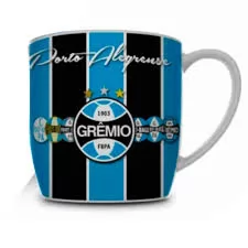CANECA PORCELANA URBAN 300ML GRÊMIO - BRASFOOT
