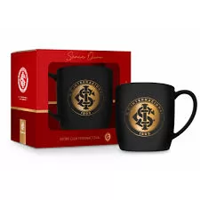 CANECA PORCELANA URBAN 360ML INTER SERIE OURO - BRASFOOT