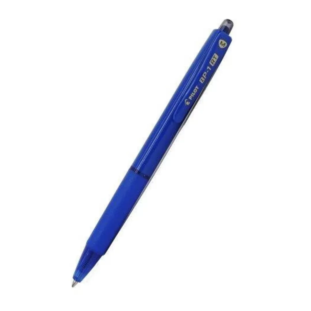 CANETA ESFEROGRÁFICA 1.0MM RETRATIL BP-1 RT AZUL - PILOT