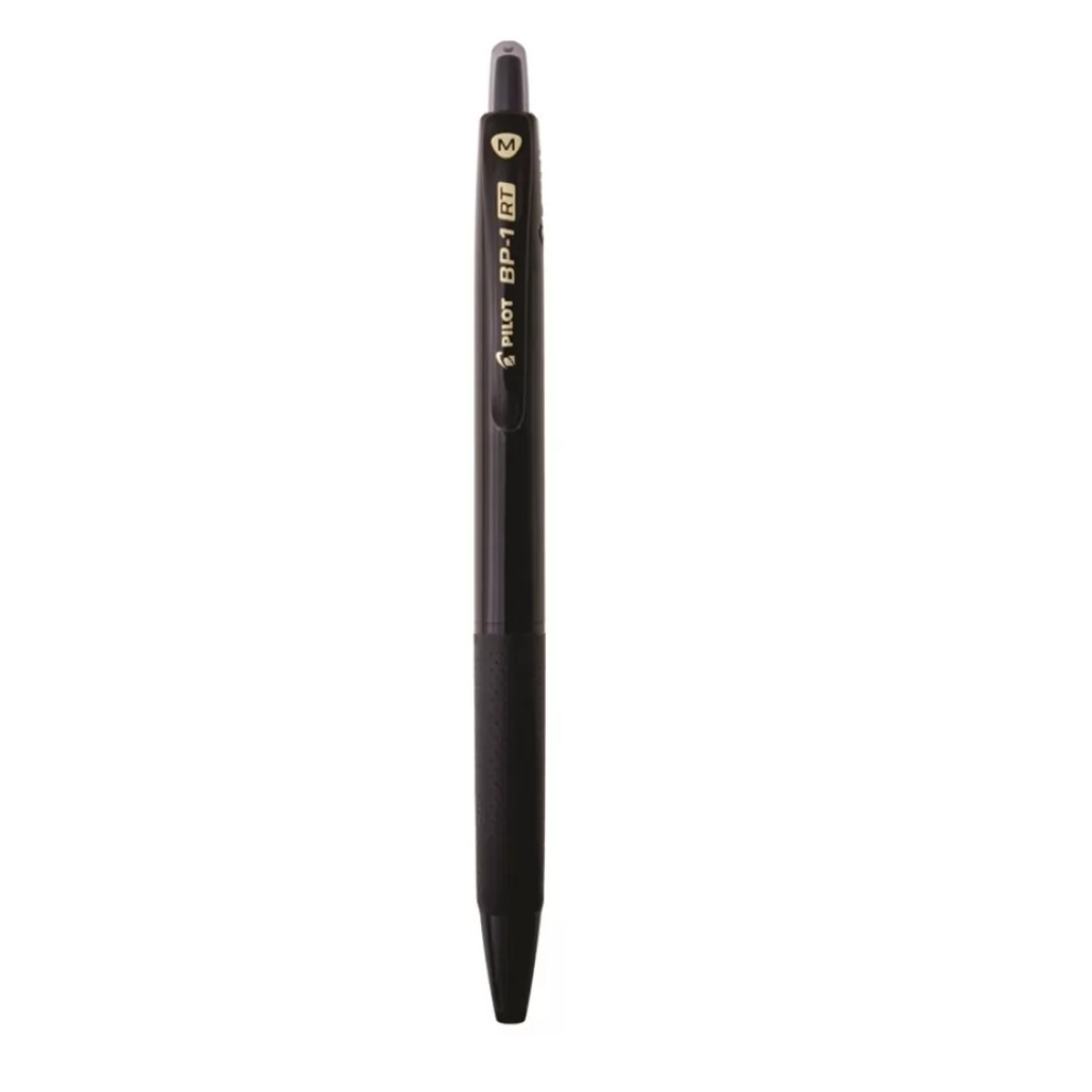 CANETA ESFEROGRÁFICA 1.0MM RETRATIL BP-1 RT PRETA - PILOT