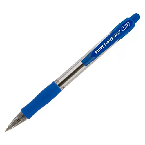 CANETA ESFEROGRÁFICA 1.0MM RETRATIL PILOT SUPER AZUL