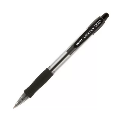 CANETA ESFEROGRÁFICA 1.0MM RETRATIL PILOT SUPER PRETA