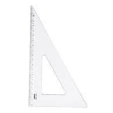 ESQUADRO PLÁSTICO 60 GRAUS 21CM WALEU CRISTAL