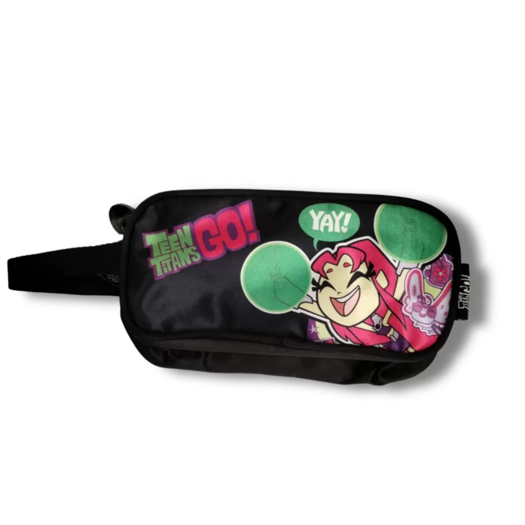 ESTOJO FEMININO 02 ZIPER SANTINO TEEN TITAN GO