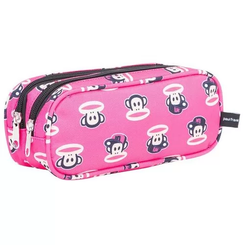 ESTOJO FEMININO 02 ZIPER SESTINI PAUL FRANK ROSA
