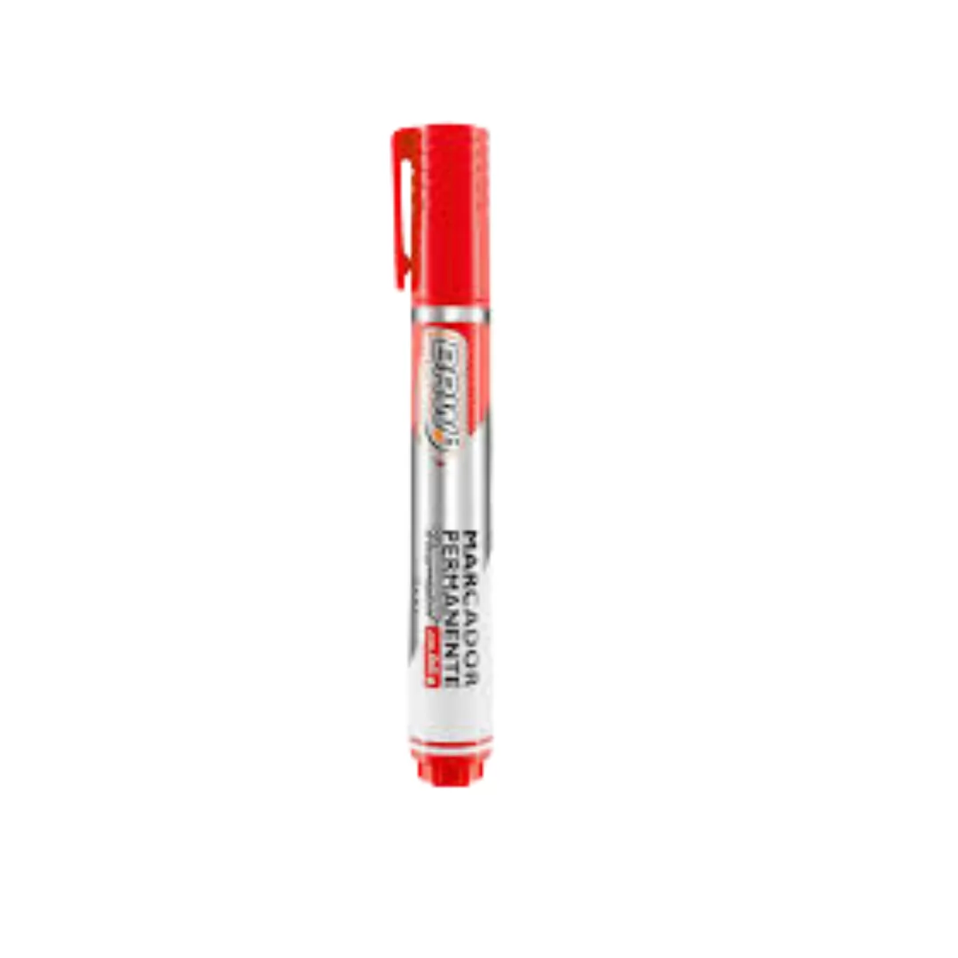 MARCADOR PERMANENTE RECARREGAVEL VERMELHO