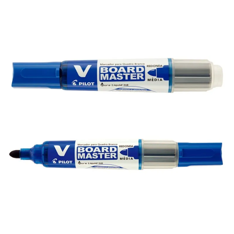 MARCADOR QUADRO BRANCO AZUL PILOT RECARREGAVEL