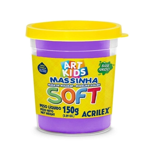 MASSA DE MODELAR SOFT 150G VIOLETA
