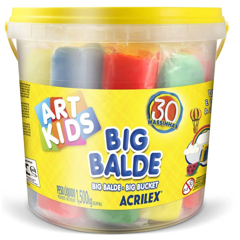 MASSA MODELAR ART KIDS BIG BALDE 1500G