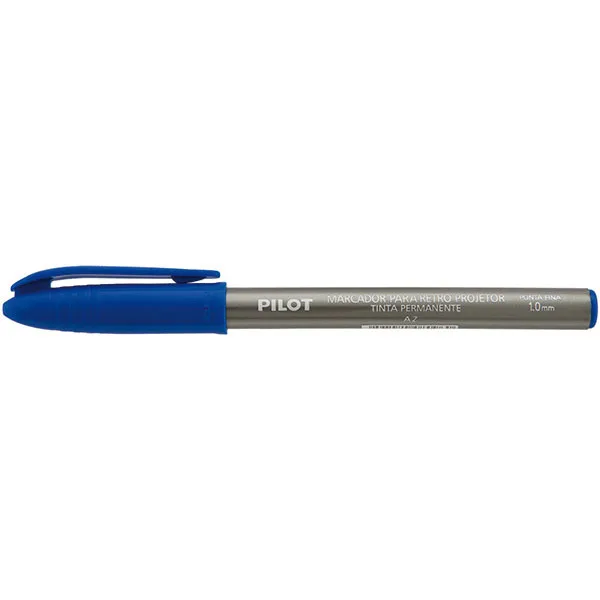 CANETA RETROPROJETOR 1.0MM MARCADOR AZUL - PILOT
