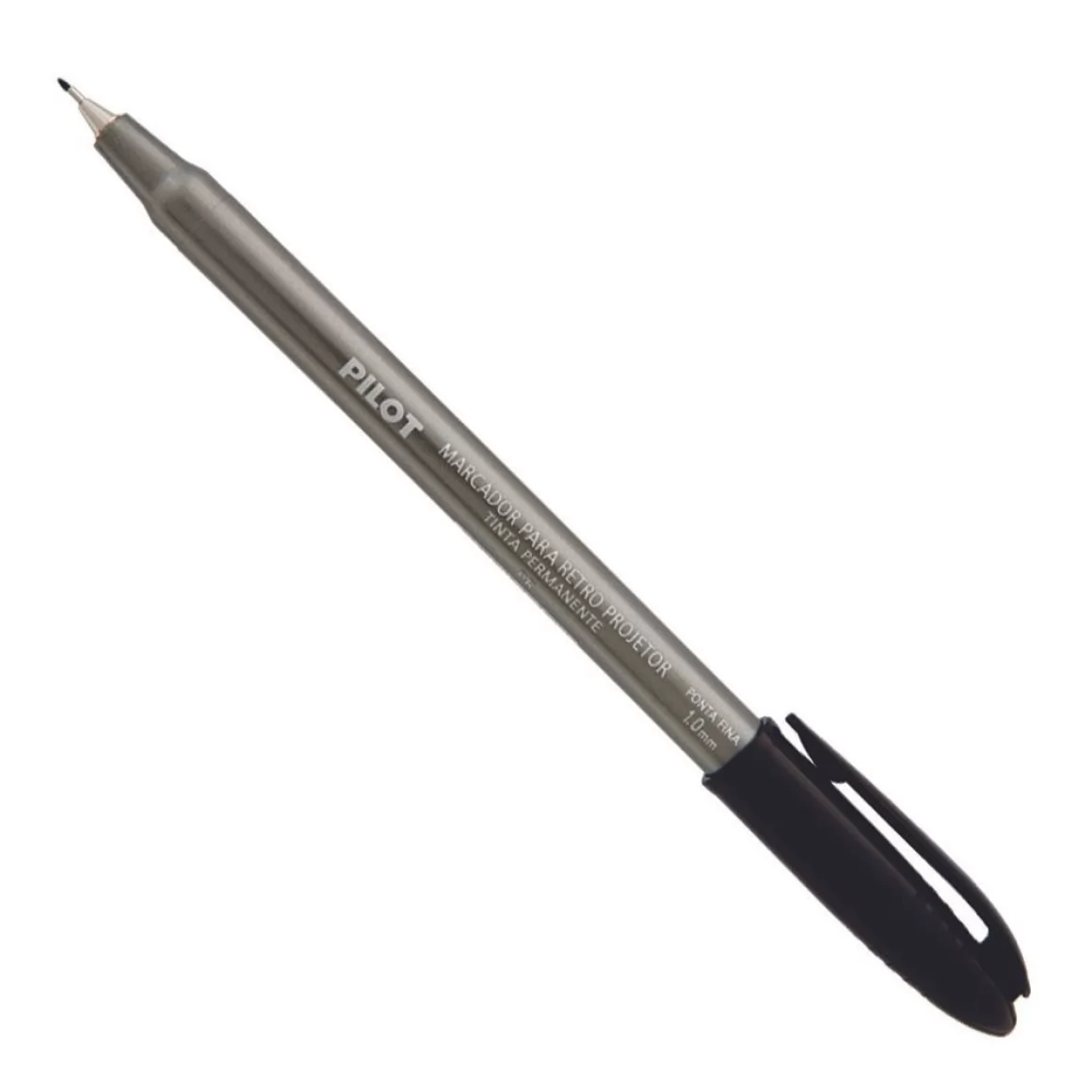 CANETA RETROPROJETOR 1.0MM MARCADOR PRETO - PILOT