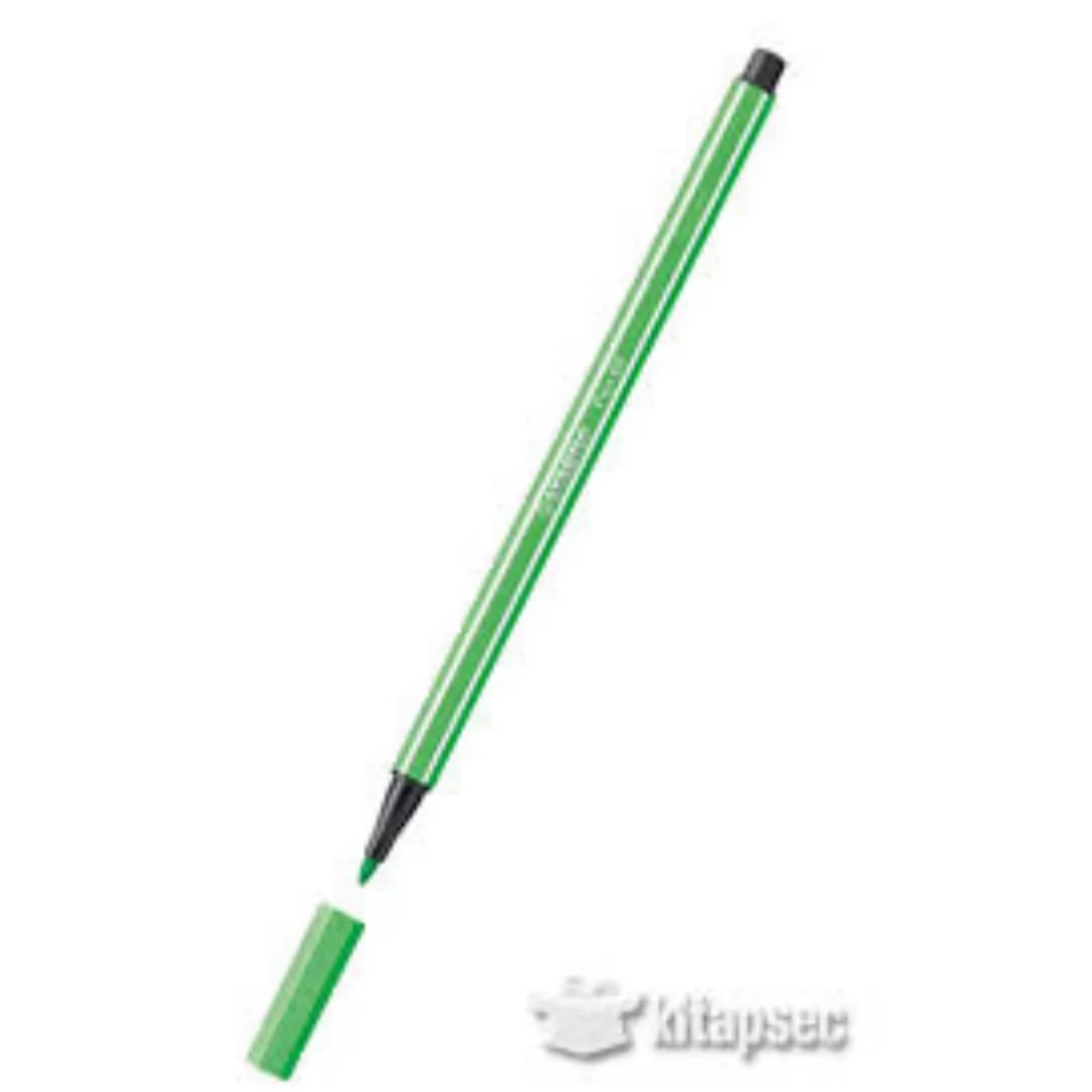 CANETA STABILO PEN PASTEL 1.0 HIDROGRÁFICA 68/13 ESMERALDA VERDE