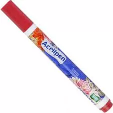 CANETA TECIDO ACRILPEN VERMELHO FOGO