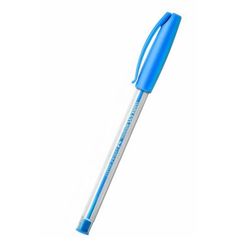 CANETA ESFEROGRAFICA TRILUX AZUL CLARO 1.0MM MÉDIA - FABER CASTELL