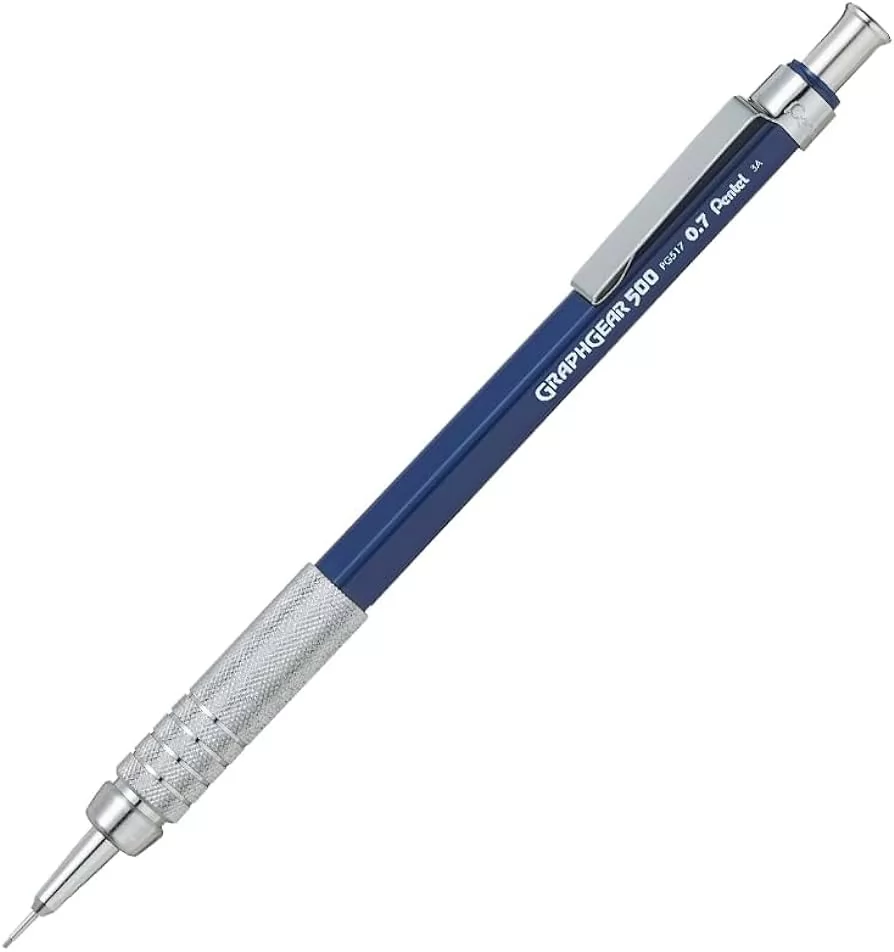 LAPISEIRA TÉCNICA 0.7MM PENTEL AZUL
