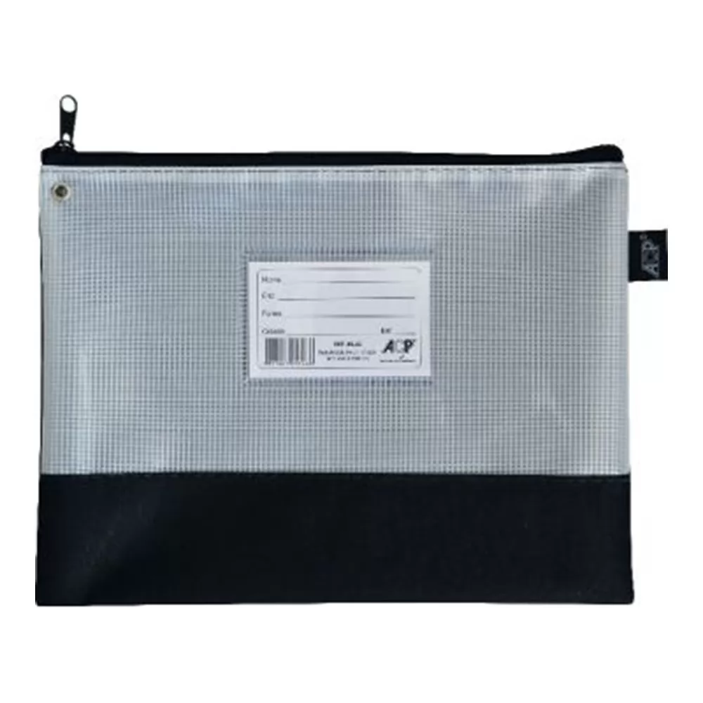 PASTA MALOTE NYLON C/ZIPER 22X30CM  - ACP