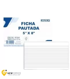FICHA PAUTADA SD AVULSO 5X8 203X127MM