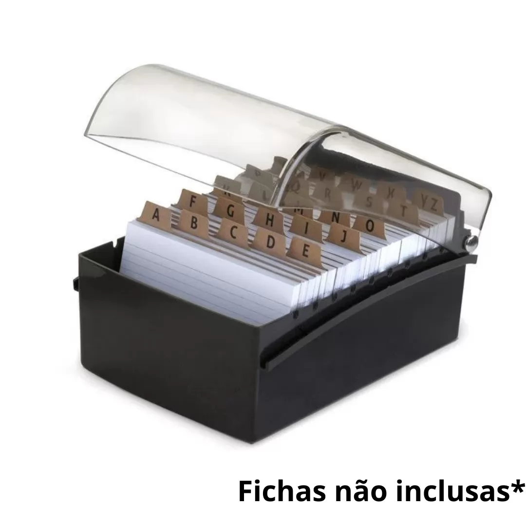 FICHARIO DE MESA 6 X 9 PRETO - WALEU