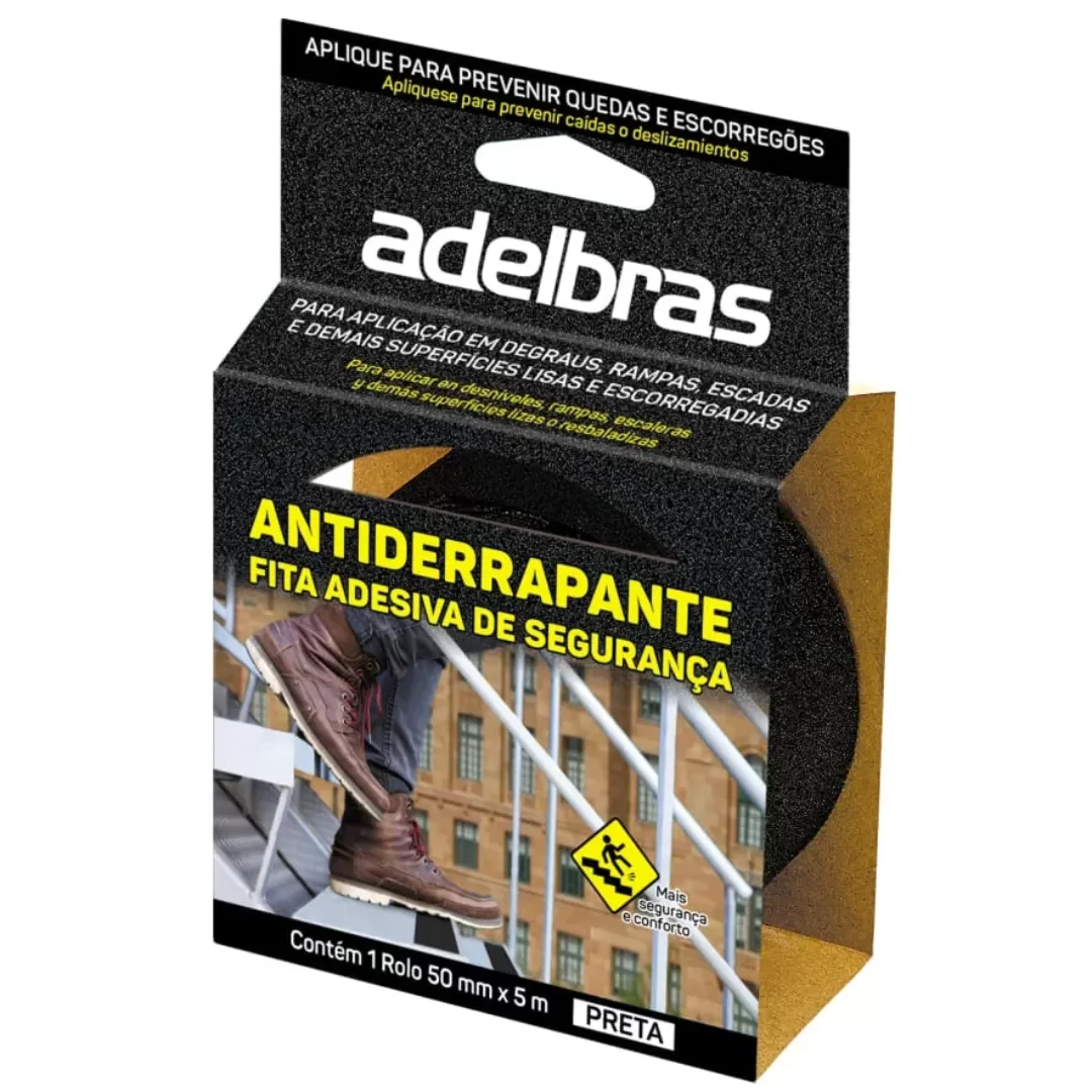FITA ANTI-DERRAPANTE 50MM X 5M-PRETA