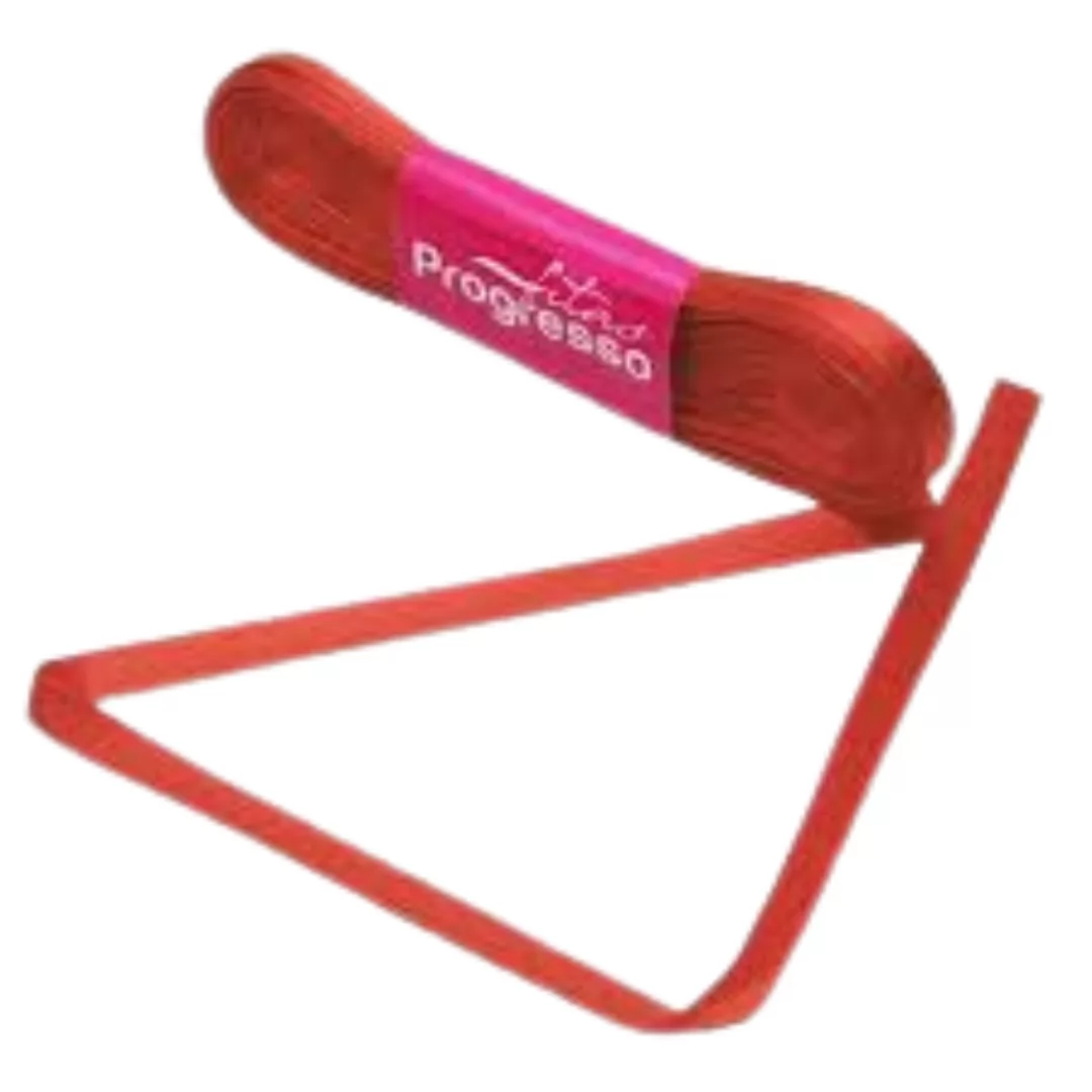 FITA CETIM SIMPLES 7MMX10M VERMELHO VIVO - PROGRESSO