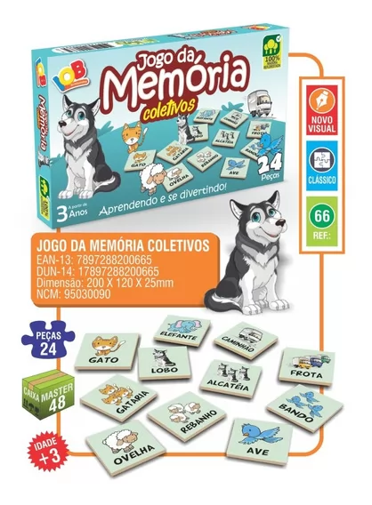 JOGO DA MEMÓRIA - COLETIVOS