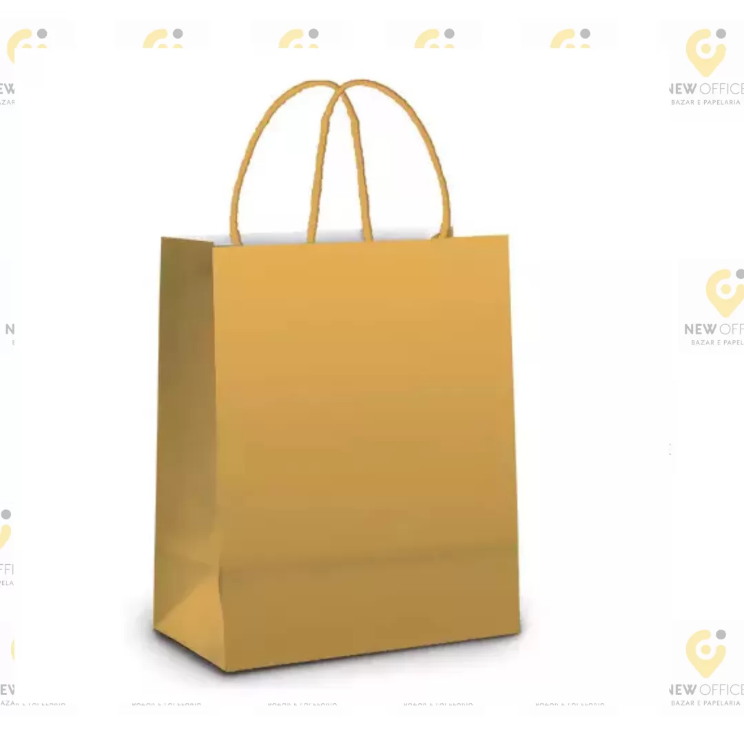 SACOLA PAPEL LAMINADA PRESENTE 21,5CMX15CMX8CM CROMUS