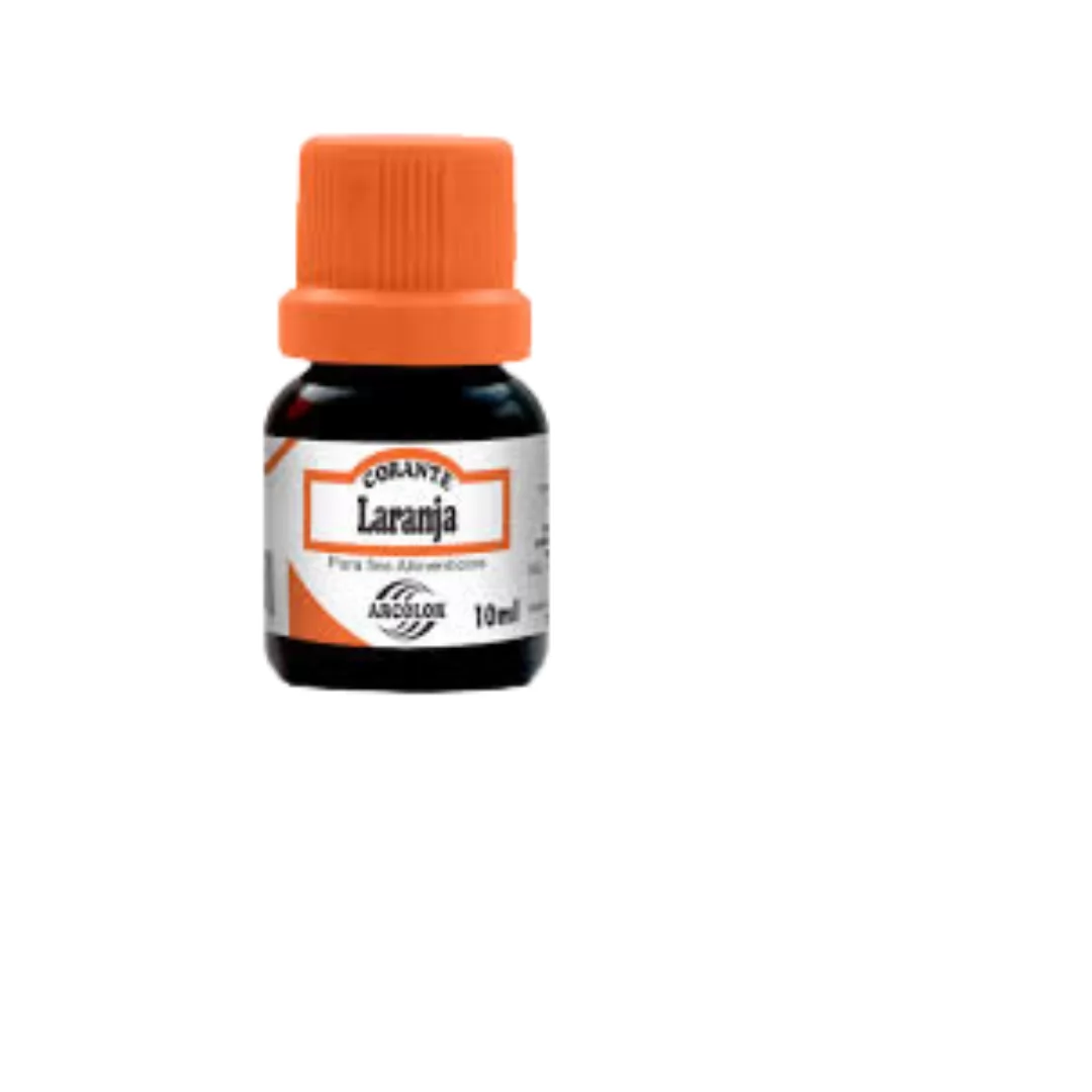 CORANTE LIQUIDO P/ALIMENTOS 10ML LARANJA - ARCOLOR