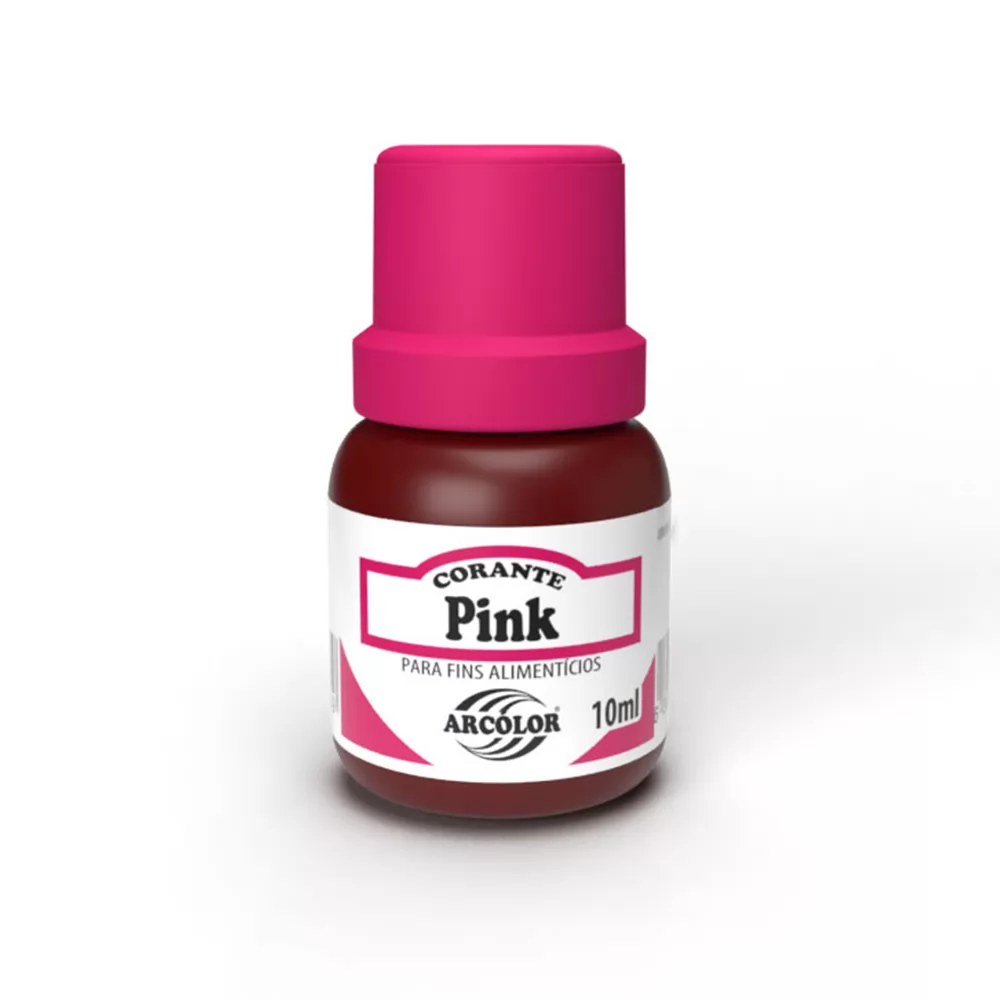CORANTE LIQUIDO PARA ALIMENTOS 10ML PINK - ARCOLOR