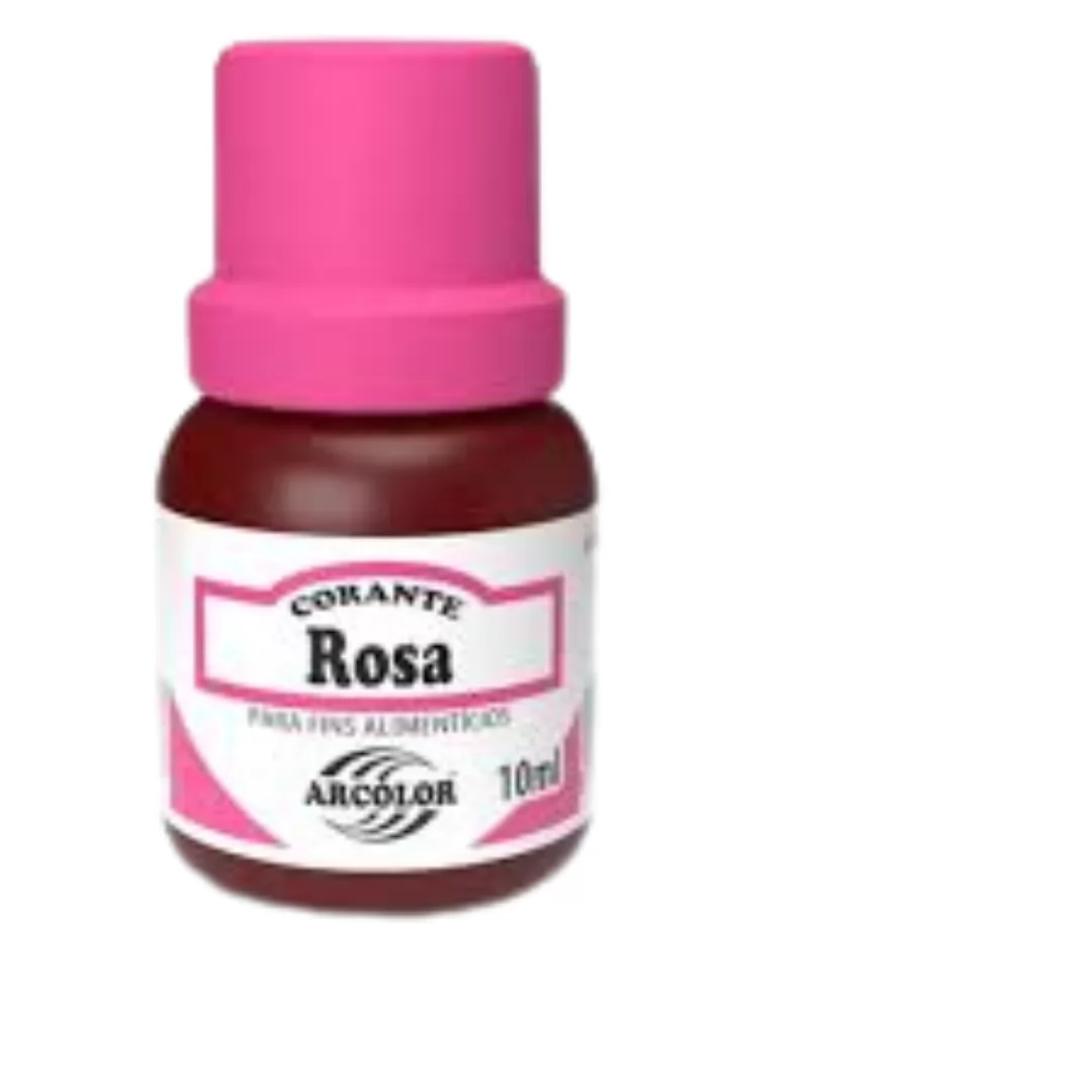 CORANTE LIQUIDO PARA ALIMENTOS 10ML ROSA - ARCOLOR