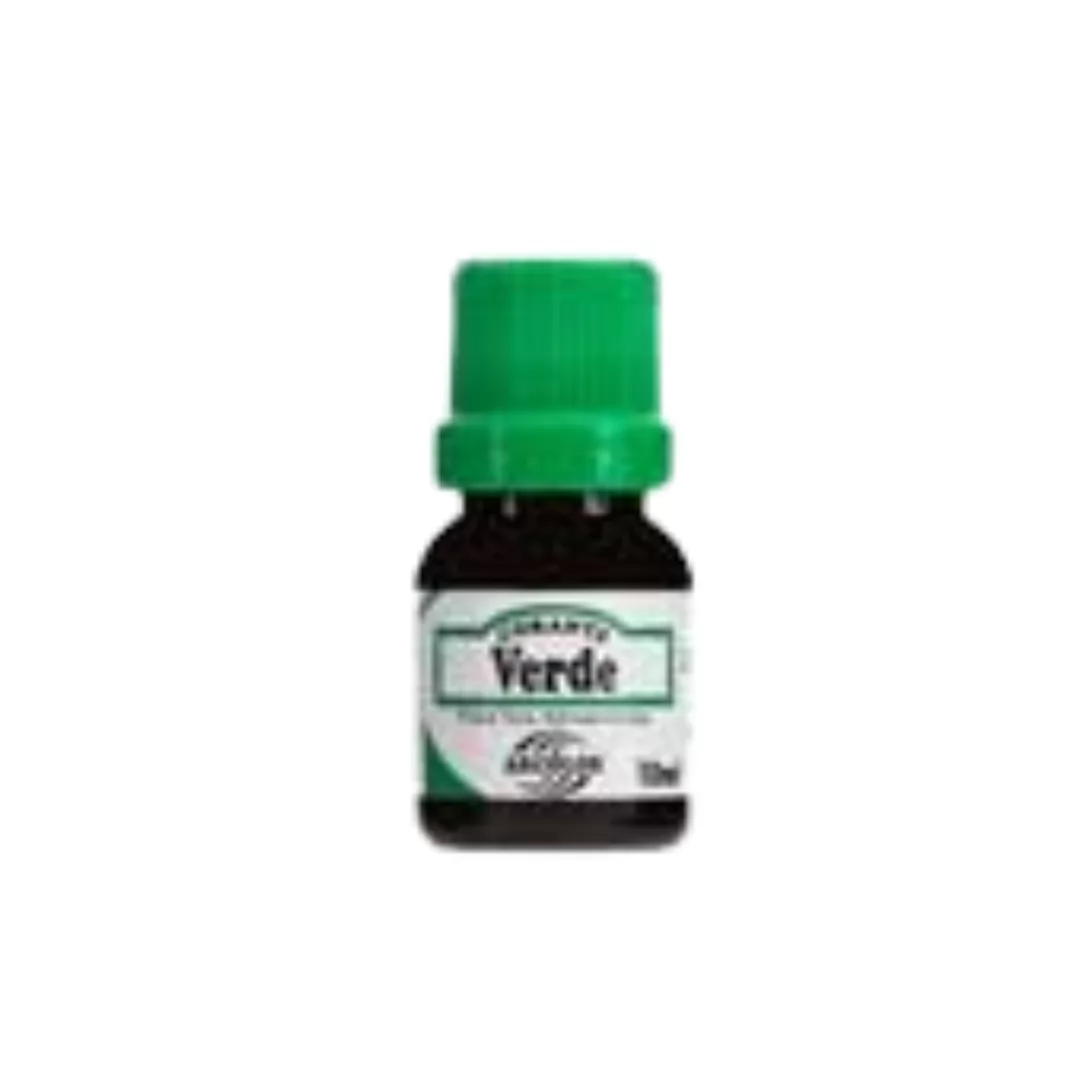 CORANTE LIQUIDO PARA ALIMENTOS VERDE 10ML. - ARCOLOR