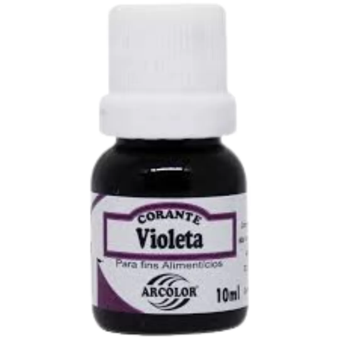 CORANTE LIQUIDO PARA ALIMENTOS VIOLETA 10ML. - ARCOLOR