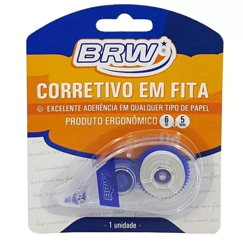 CORRETIVO EM FITA 6M X 5MM- BRW