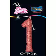 VELA PURO GLITTER ROSE GOLD N 1