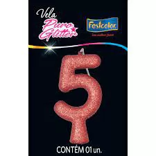 VELA PURO GLITTER ROSE GOLD N 5