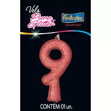 VELA PURO GLITTER ROSE GOLD N 9