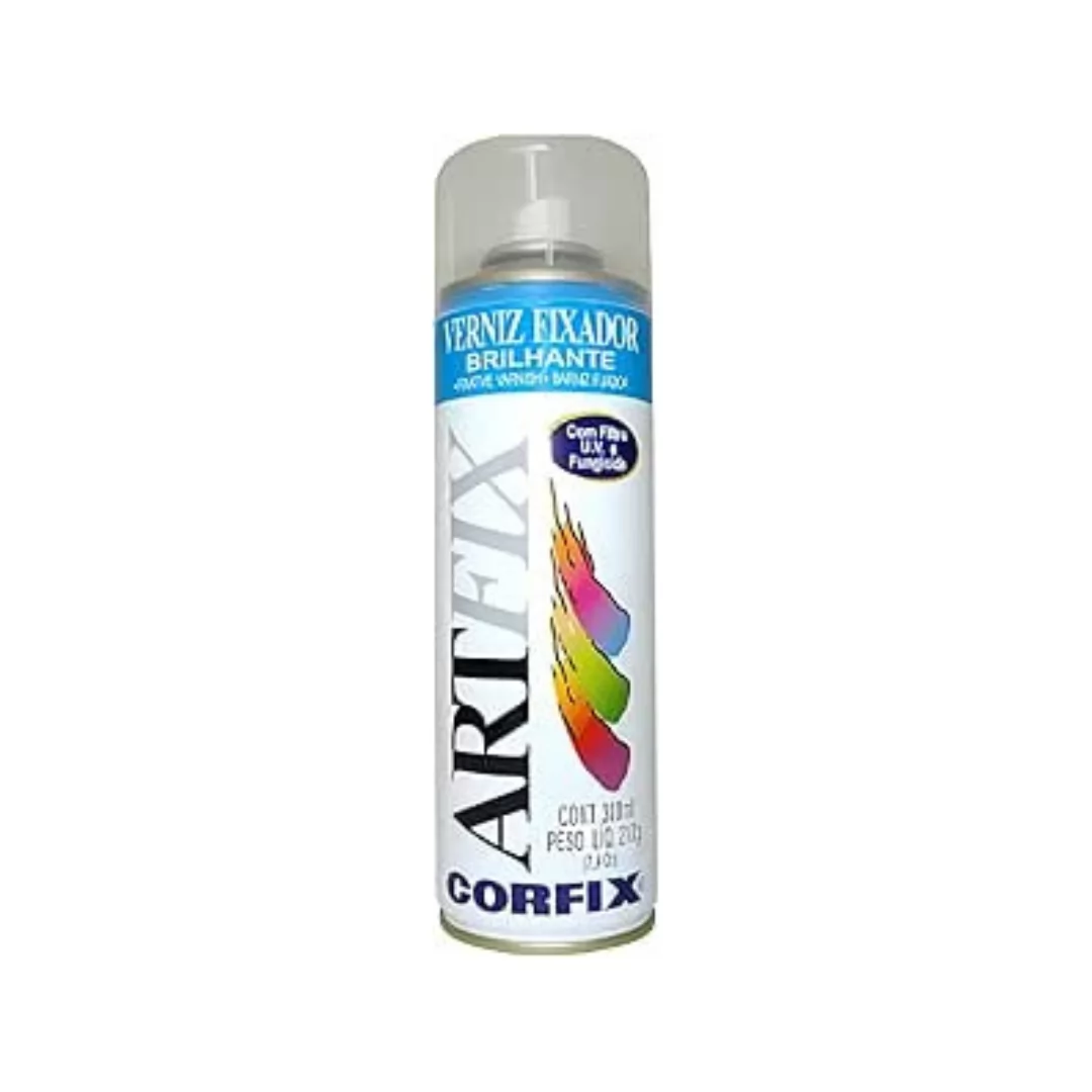 VERNIZ SPRAY FIXADOR BRILHANTE 300ML ARTFIX
