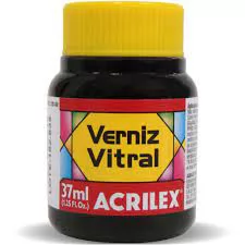 VERNIZ VITRAL 37ML VERMELHO FOGO