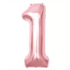 BALÃO METALIZADO 1640 CM ROSE 1