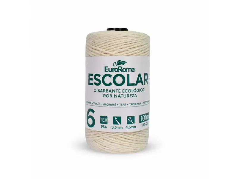 BARBANTE 4/6 100G ALGODÃO 101M- EUROROMA