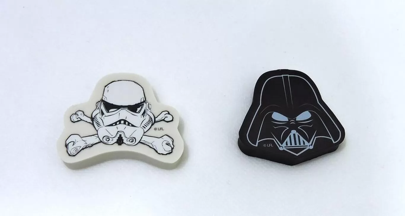 BORRACHA PLÁSTICA TRIS STAR WARS UN