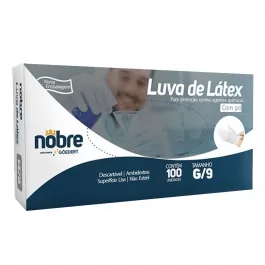 LUVA LATEX PROCEDIMENTO G C/PÓ C/100UN.